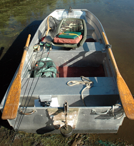 Flat-bottom Boat or Pram Setup